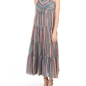 LOVE SAM Winnie Striped Maxi Dress